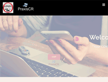 Tablet Screenshot of praxiscr.com